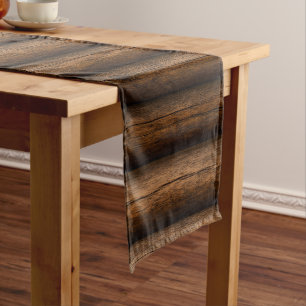 Rustic Log Short Table Runner