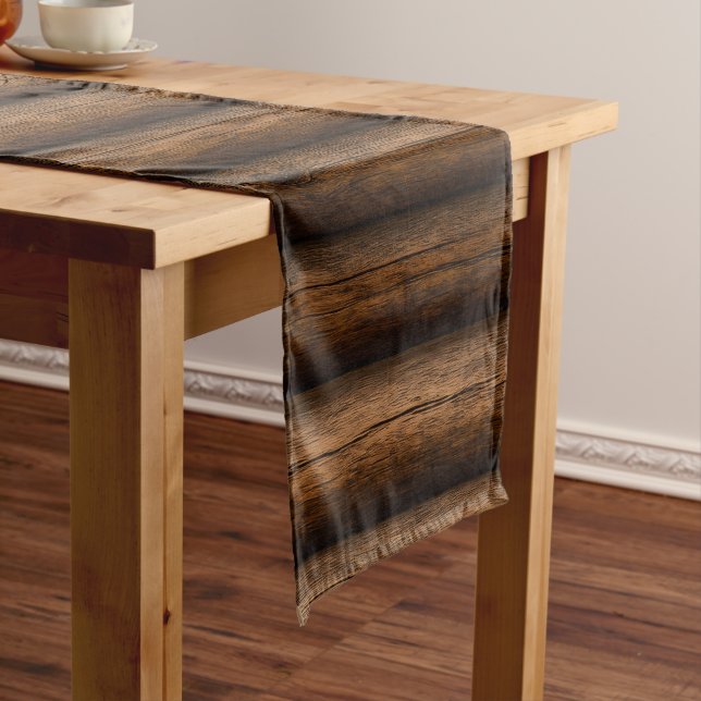 Rustic Log Short Table Runner (In Situ)