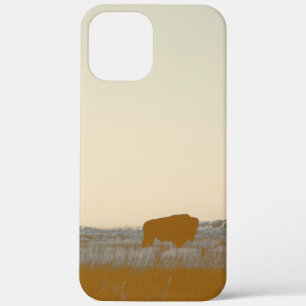 Rustic Lone Buffalo Photo From The Badlands iPhone 12 Pro Max Case