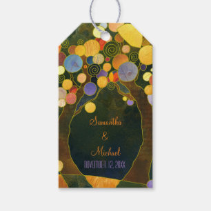 Rustic Love Trees Wedding Thank You Gift Tags