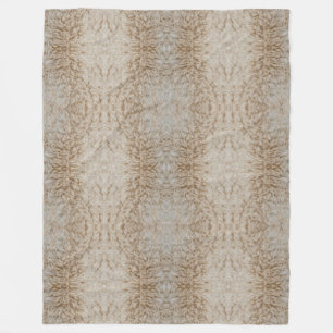 Rustic Luxe Psychedelic Sheep Warm Wool Texture Fleece Blanket