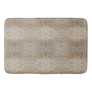 Rustic Luxe Psychedelic Sheep Wool Texture Bath Mat