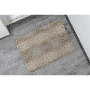 Rustic Luxe   Psychedelic Sheep Wool Texture Bath Mat