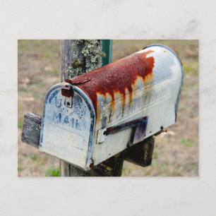 Rustic Mailbox Postcard