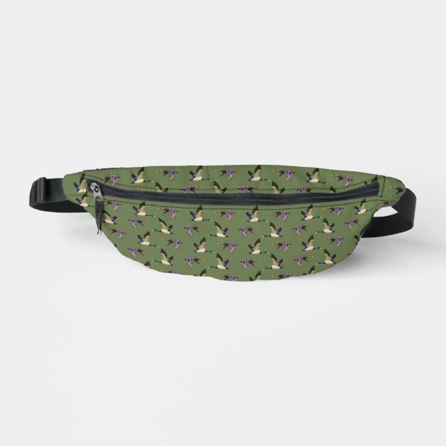 Rustic Mallard Ducks Fanny Pack (Front)