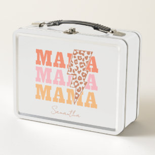 Rustic "Mama" Repeat Metal Lunch Box