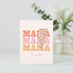 Rustic "Mama" Repeat Postcard