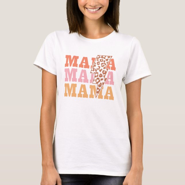 Rustic "Mama" Repeat T-Shirt (Front)