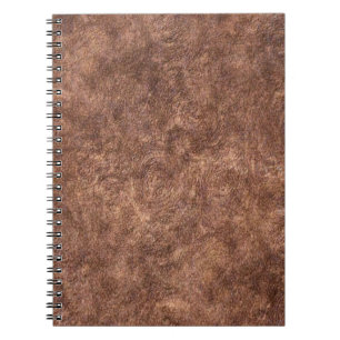 Rustic Masculine Walnut Brown Notebook