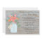 Rustic Mason Jar Bridal Shower Invitation