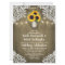 Rustic Mason Jar Sunflower Wedding Invitations
