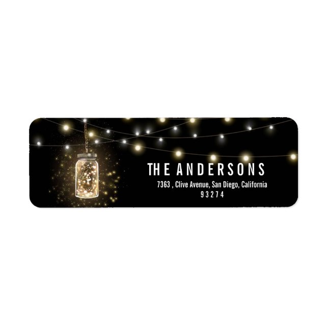 Rustic Mason Jars String Lights  (Front)