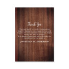 Rustic Memorial Loving Memory Sympathy Thank You