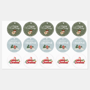 Rustic Merry Christmas Candle Patch