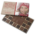RUSTIC MERRY CHRISTMAS | HOLIDAY BOX OF CHOCOLATES