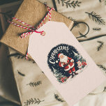 Rustic Merry Christmas & Santa Cause Gift Tags<br><div class="desc">Add a touch of rustic charm to your holiday decor with our 'Rustic Merry Christmas & Santa Cause' pillow. This delightful design captures the spirit of Christmas with a warm and cosy feel.Spread the joy and the spirit of giving this holiday season with our 'Rustic Merry Christmas & Santa Cause'...</div>