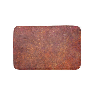 Rustic metal: textured surface. bath mat