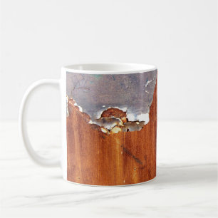Rustic Metal: Vintage Iron Texture. Coffee Mug