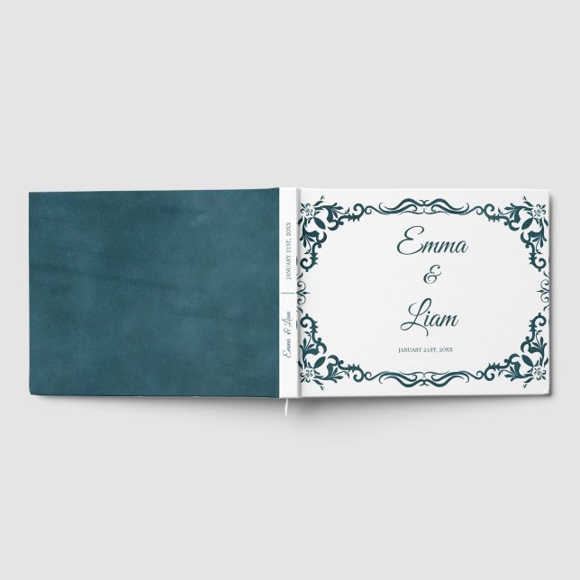 Rustic Mexican Wedding Guest Book  (Full)
