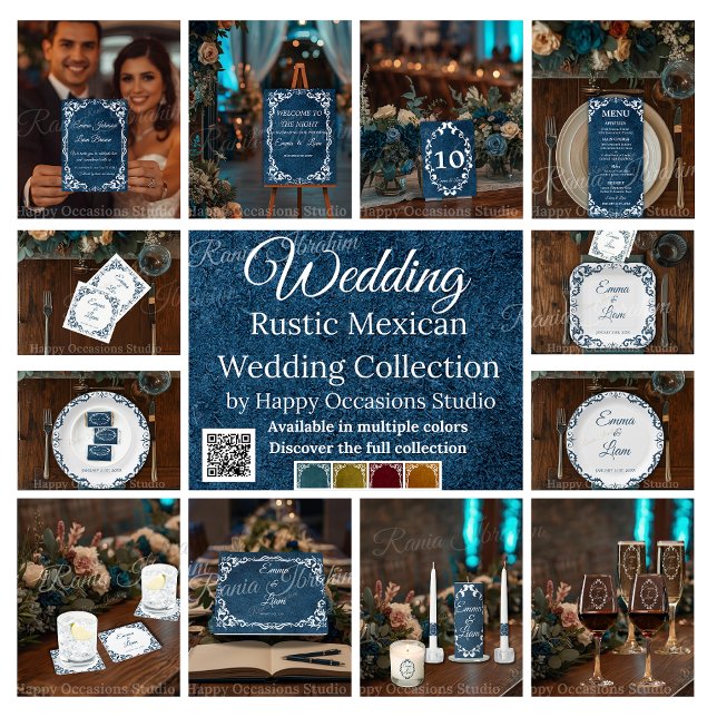 Rustic Mexican Wedding Paper Plates – Papel Picado (Creator Uploaded)
