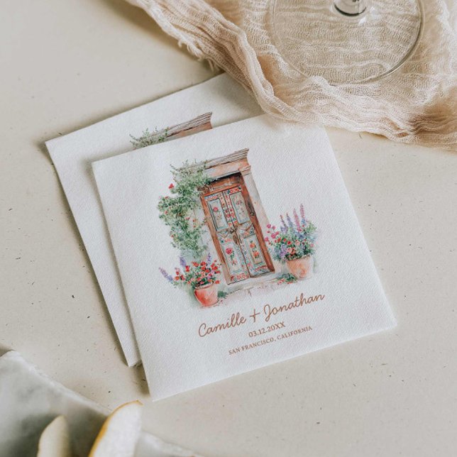 Rustic Mexico Wedding Napkin (Rustic Mexico Wedding Napkins)