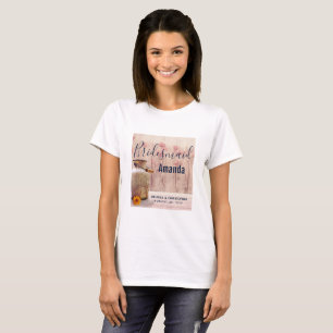 Rustic Milk Can Country Wedding Bridesmaid T-Shirt