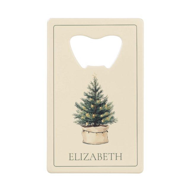 Rustic Minimal Christmas Tree (Front)