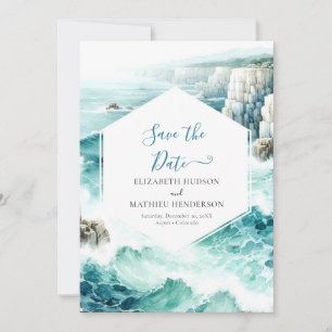 Rustic Minimalist Nautical Wedding  Save The Date