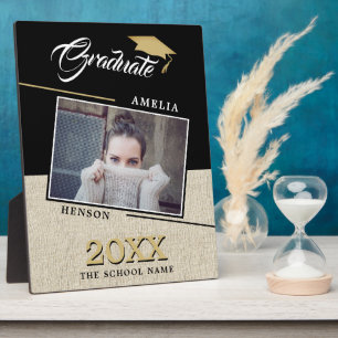 Rustic Modern 2022 Graduate Photo Graduation  Plaque