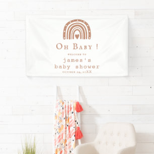 Rustic Modern Baby Shower Banner – Emelia