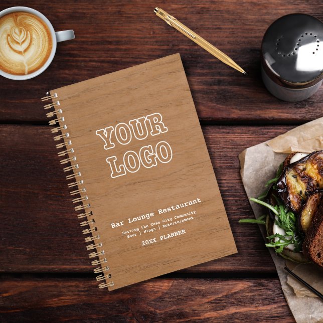 Rustic Modern Business Logo Bar Lounge Restaurant Planner (Creator Uploaded)