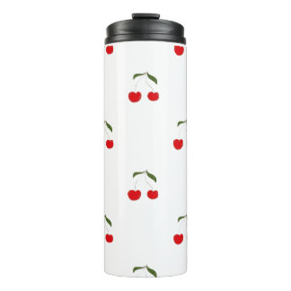 Rustic Modern Cherry Patterns Water Bottle