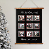 Rustic Modern Family Photo Collage