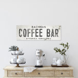 Rustic Modern Farmhouse Coffee Bar & City Canvas Print<br><div class="desc">Elevate your living space with our exquisite Stretched Canvas Wall Art Coffee Bar Sign, where timeless charm meets modern farmhouse aesthetics. This art piece effortlessly combines rustic elegance with an industrial edge, featuring a faux cracked and distressed off-white background that exudes a sense of history through chipping paint and weathered...</div>