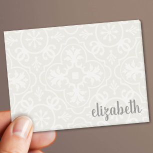 Rustic Modern Farmhouse Tile Pattern Add Your Name Post-it Notes