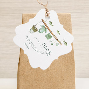 Rustic Modern Fisherman Baby Shower Thank You  Favour Tags