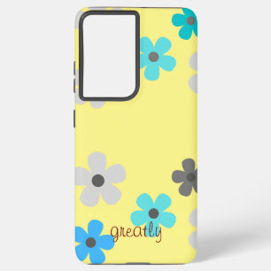 Rustic Modern Floral Samsung Galaxy S21 Ultra Case
