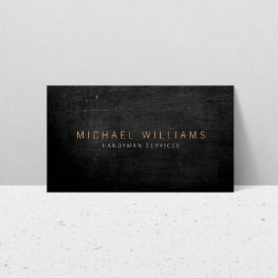 Rustic Modern Handyman, Builder Business Card