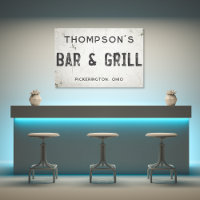 Rustic Modern Industrial Farmhouse Bar City