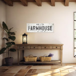 Rustic Modern Industrial Farmhouse Long Sign<br><div class="desc">Elevate your living space with our exquisite Stretched Canvas Wall Art industrial farmhouse sign, where timeless charm meets modern farmhouse aesthetics. This art piece effortlessly combines rustic elegance with an industrial edge, featuring a faux cracked and distressed off-white background that exudes a sense of history through chipping paint and weathered...</div>