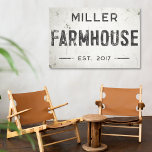 Rustic Modern Industrial Farmhouse Sign<br><div class="desc">Elevate your living space with our exquisite Stretched Canvas Wall Art industrial farmhouse sign, where timeless charm meets modern farmhouse aesthetics. This art piece effortlessly combines rustic elegance with an industrial edge, featuring a faux cracked and distressed off-white background that exudes a sense of history through chipping paint and weathered...</div>