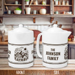 Rustic Modern Mountains Custom<br><div class="desc">Rustic Modern Mountains Custom Teapot,   Great teapot for your lake house,  beach house or home kitchen! Makes a great gift for the home.</div>