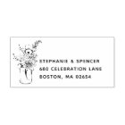 Rustic Modern Wildflower Mason Jar Wedding Address