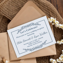 Rustic Monochrome Floral Wedding Reception