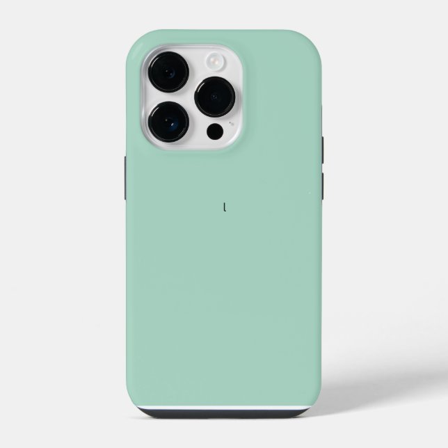 Rustic Monogram Blue Teal  iPhone Case (Back)