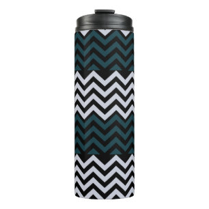 Rustic Monogram Groovy Chic Thermal Tumbler