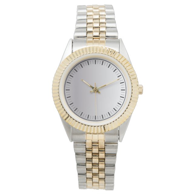 Rustic Monogrammed Men's Oversized  Watch (Front)