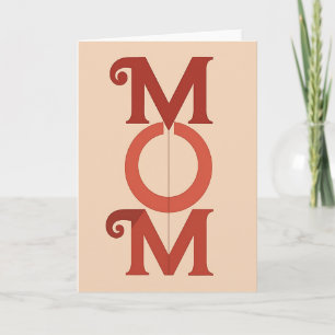 Rustic Mothers Day Letter Card