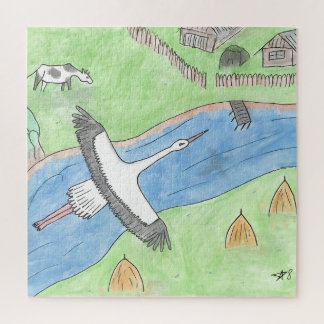 "Rustic motifs" Jigsaw Puzzle