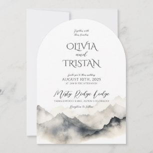 Rustic Mountain Invitation